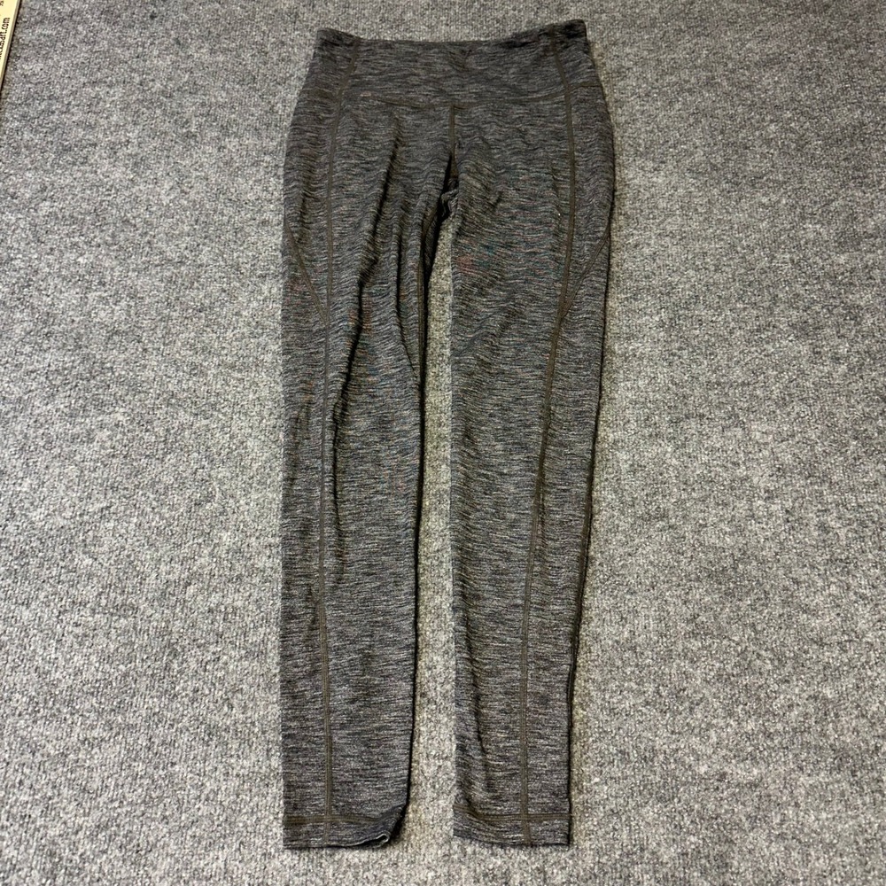 Athleta Leggings Womens Size S Gray Space Dye High Waisted Athletic Yoga Pants